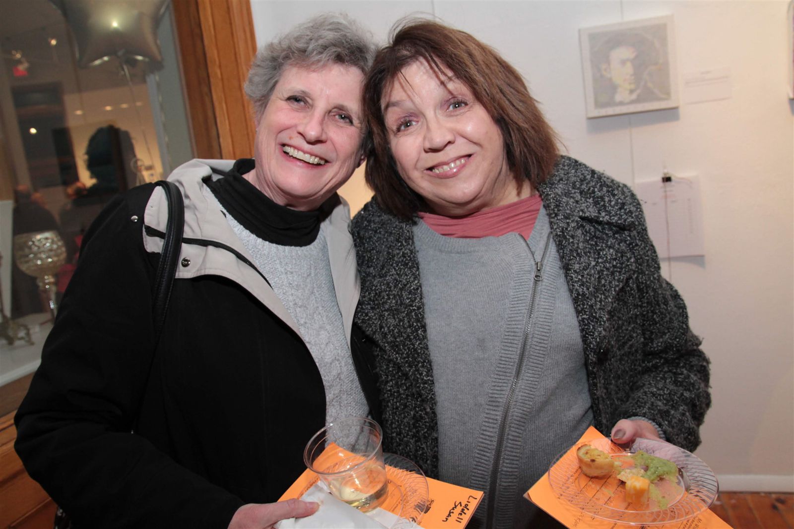 Smiles at Art Off the Wall in Carnegie Art Center